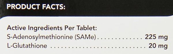 VetriScience Vetri-Same Advanced Liver Support Supplement for Dogs with Glutathione, 225mg Tablets - Image 3
