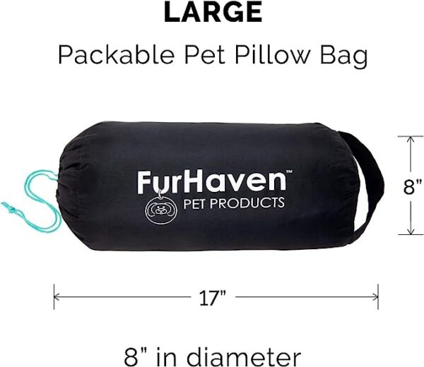 Furhaven Outdoor Travel Dog Bed for Large/Medium Dogs w/ Carry Bag, Washable & Foldable, Great for Crates & Kennels - Image 2