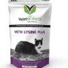 VetriScience Vetri Lysine Plus, Immune and Respiratory Support Vitamins for Cats, 120 Treat Like Chews