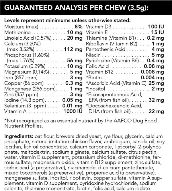 VETRISCIENCE Canine Plus MultiVitamin for Dogs - Vet Recommended Vitamin Supplement - Supports Mood, Skin, Coat, Liver Function, 90 Tablets - Image 4