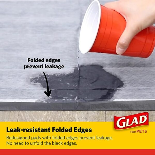 Glad for Pets Black Charcoal Puppy Pads - Image 2